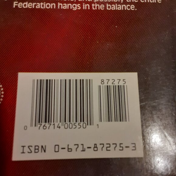 Star Trek Deep Space Nine VTG 90's Paperback Books 1-6 - Picture 4 of 9